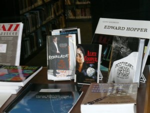 Display at Berklee College of Music: Stan Getz Library
